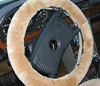 Sheepskin Steering Wheel Cover